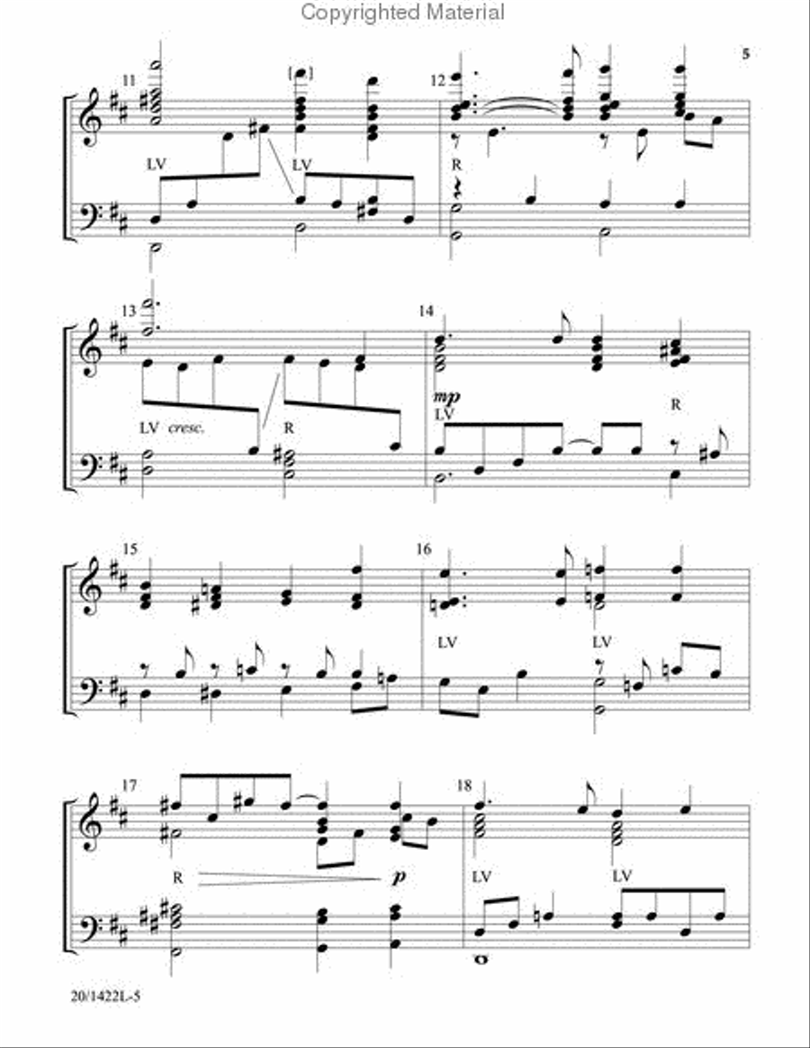 Beneath the Cross of Jesus 5-Octaves scores gallery preview page 4