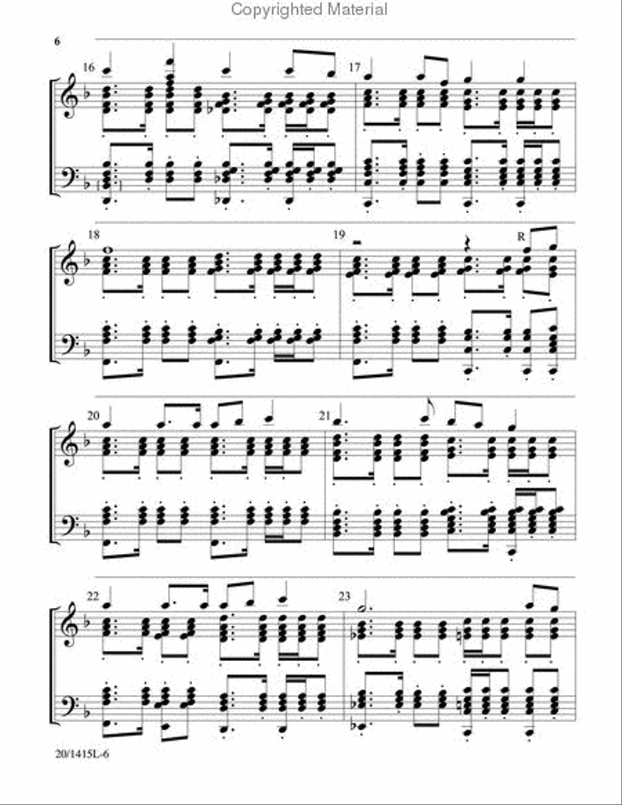 Tune My Heart to Ring Your Praise 5-Octaves scores gallery preview page 4