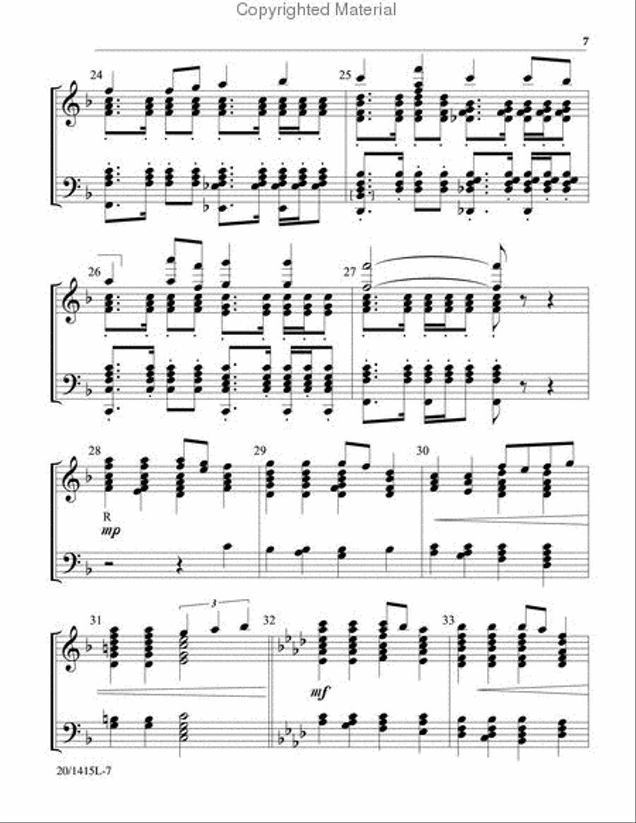 Tune My Heart to Ring Your Praise 5-Octaves scores gallery preview page 5