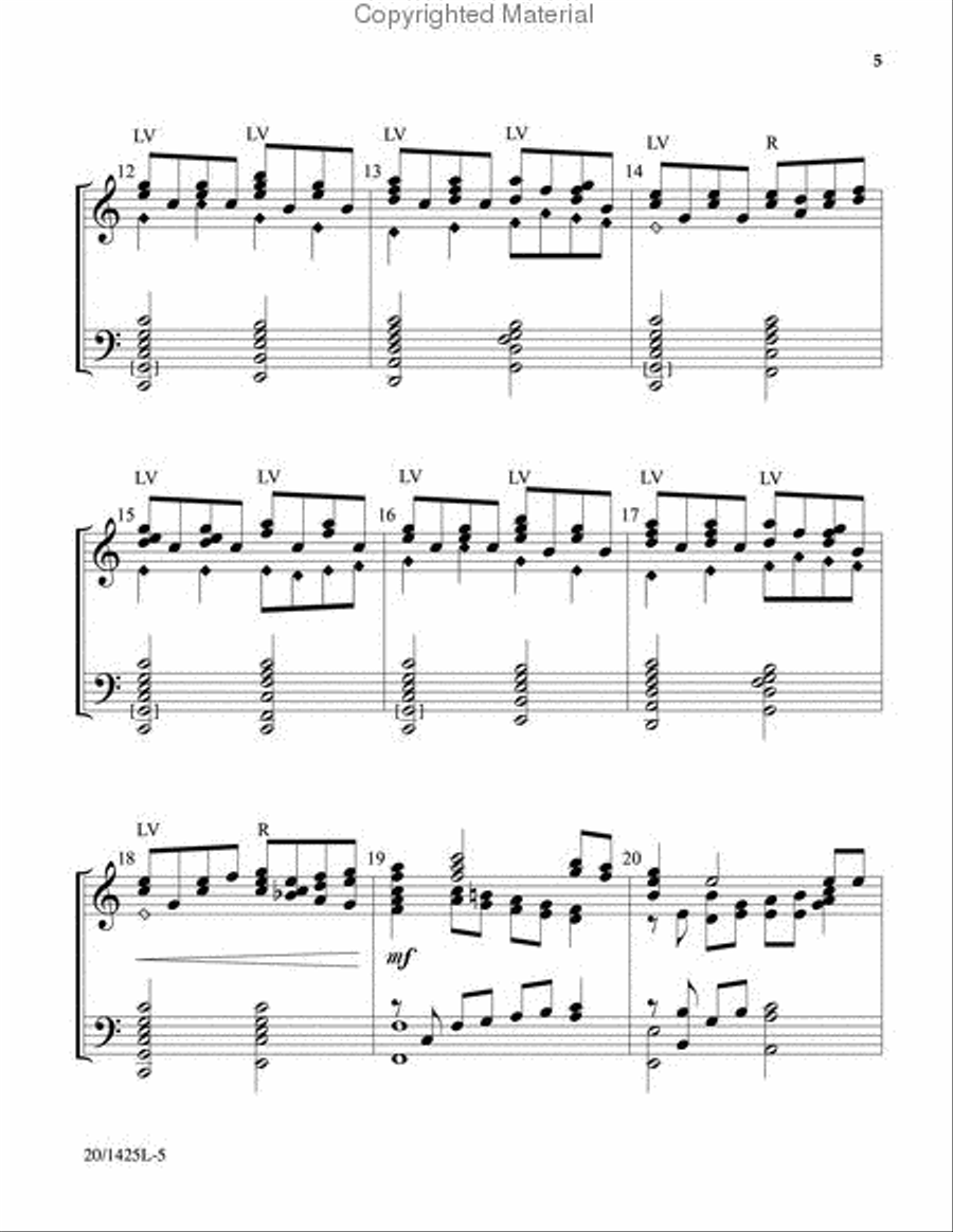 Savior, Like a Shepherd Lead Us 5-Octaves scores gallery preview page 4