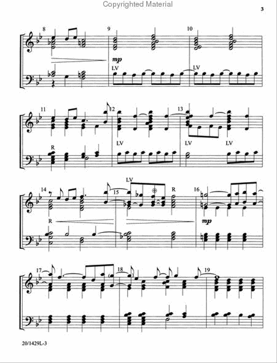 Lord, Be Glorified 3-Octaves scores gallery preview page 3