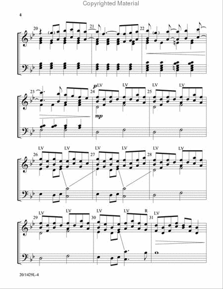 Lord, Be Glorified 3-Octaves scores gallery preview page 4