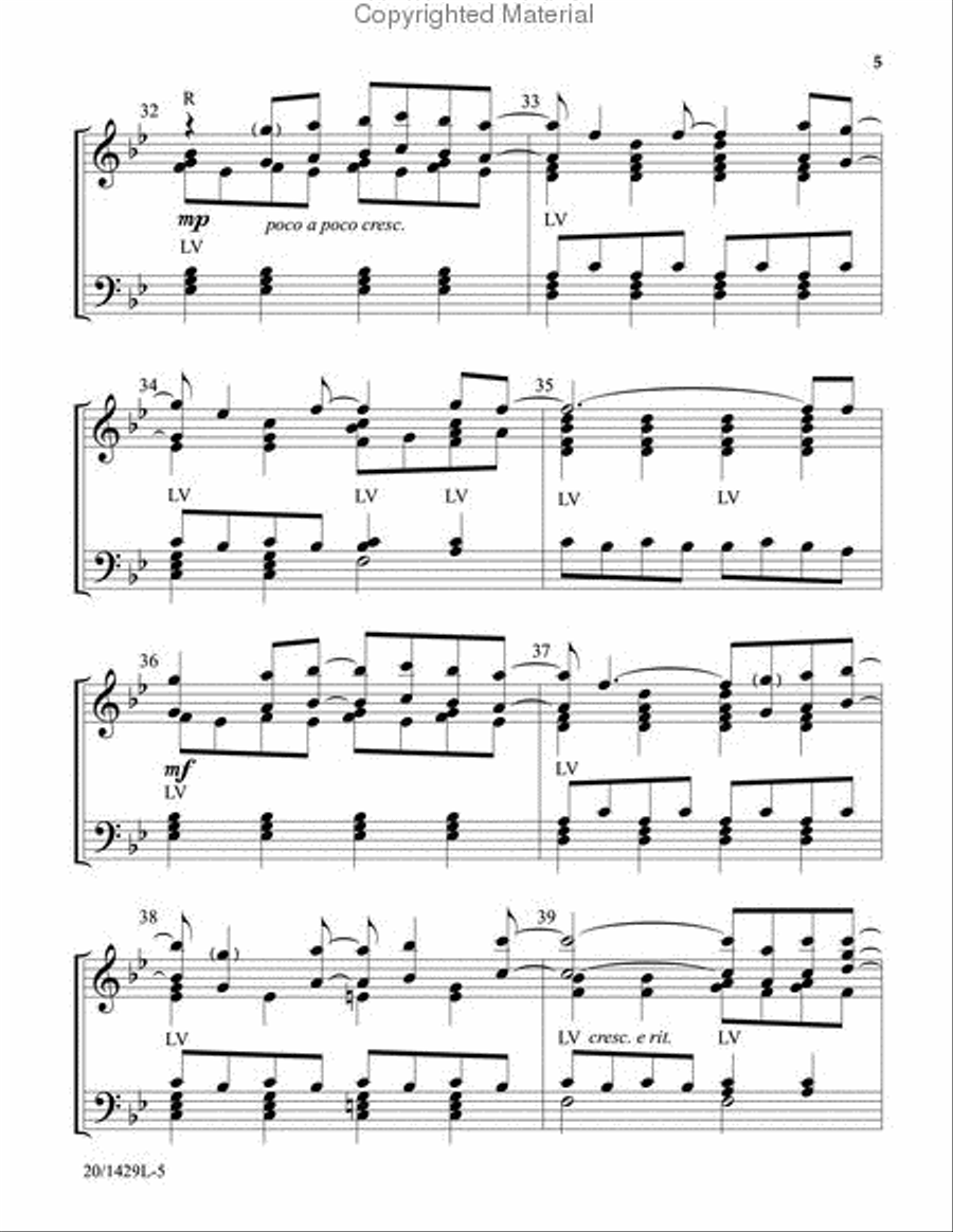 Lord, Be Glorified 3-Octaves scores gallery preview page 5