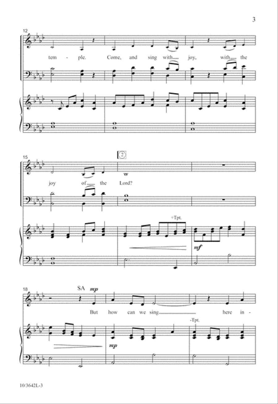 Let the Song Go Forth Let the Song Go Forth 4-Part scores gallery preview page 4