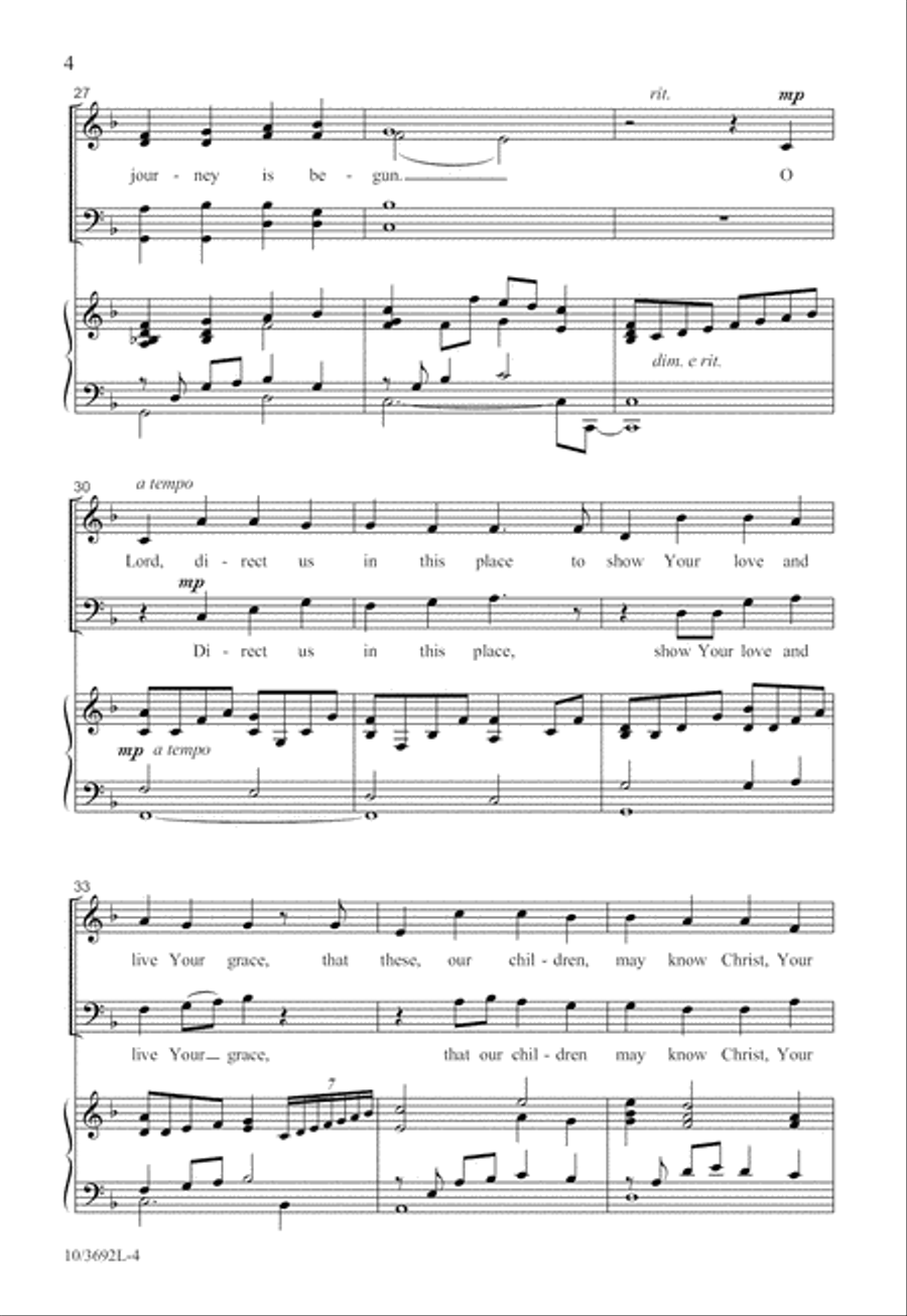 We Dedicate Our Children We Dedicate Our Children 4-Part scores gallery preview page 5