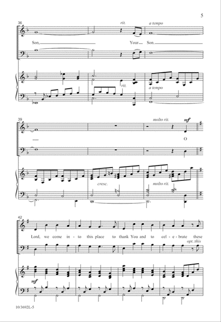 We Dedicate Our Children We Dedicate Our Children 4-Part scores gallery preview page 6