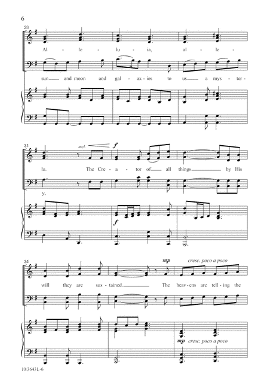 We Sing Glory to God! We Sing Glory to God! 4-Part scores gallery preview page 7
