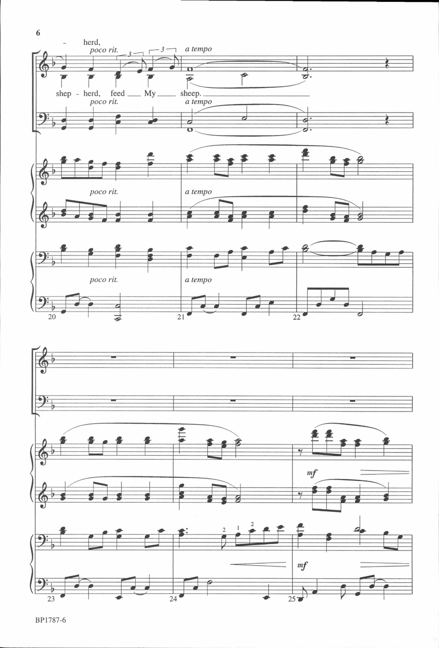 Time For Praying, The Time For Praying, The 4-Part scores gallery preview page 5
