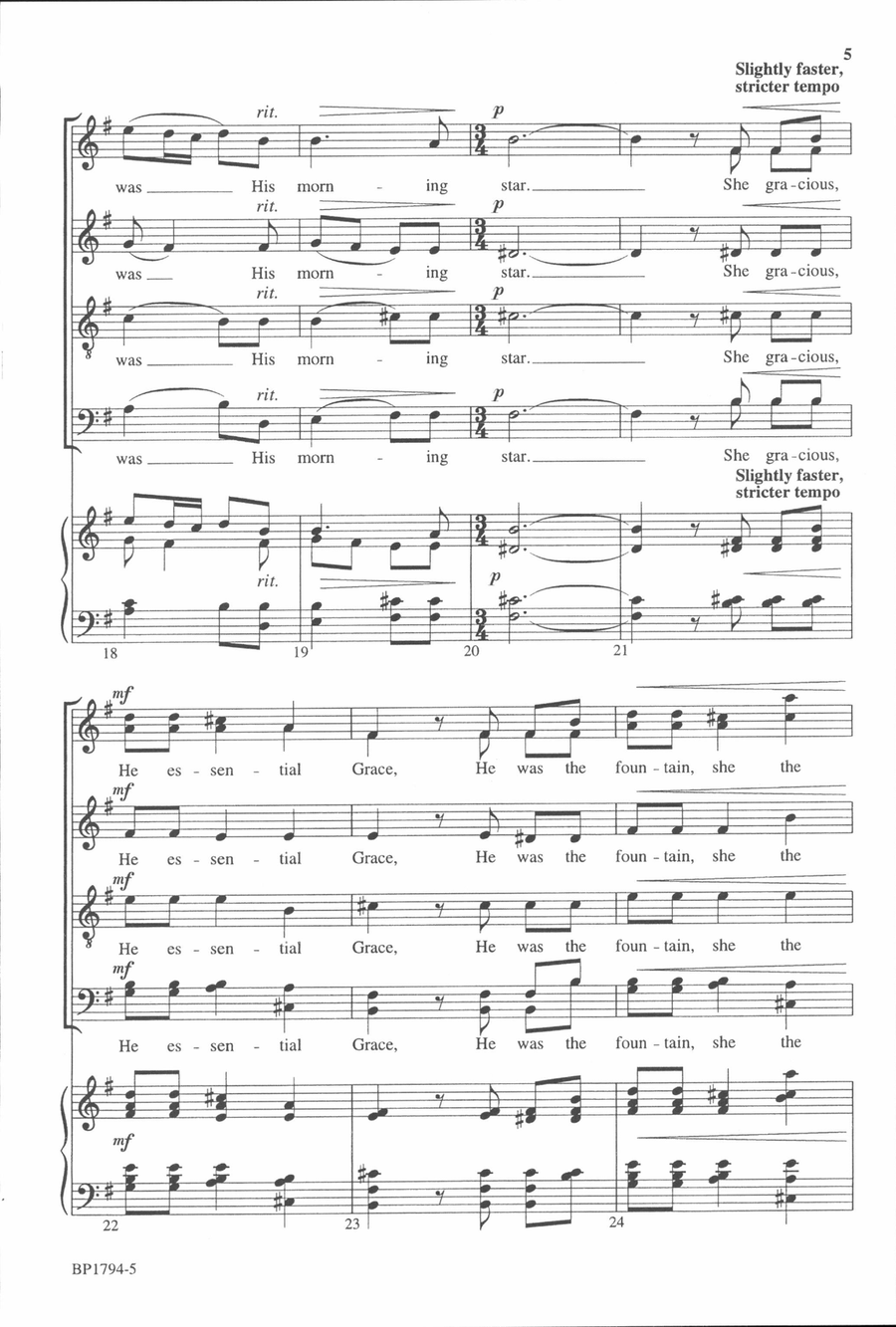 Herself a Rose Herself a Rose 4-Part scores gallery preview page 5