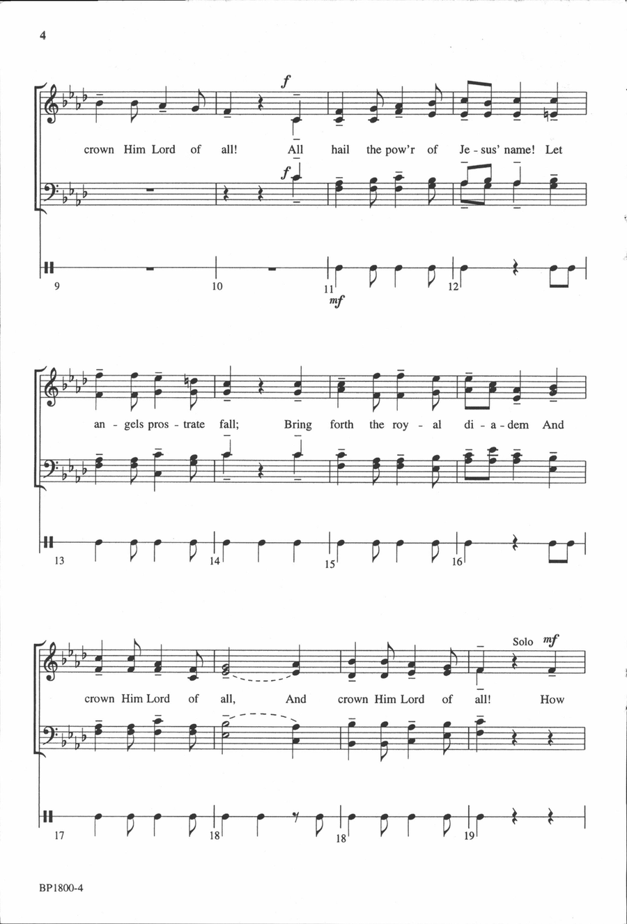 The Name of Jesus (SATB) The Name of Jesus (SATB) 4-Part scores gallery preview page 3