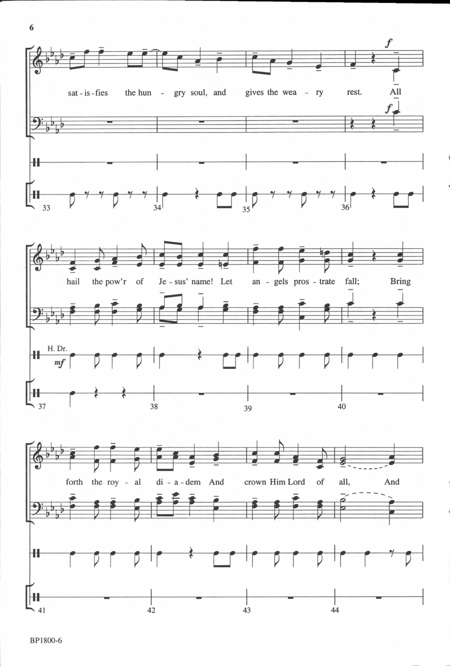 The Name of Jesus (SATB) The Name of Jesus (SATB) 4-Part scores gallery preview page 5