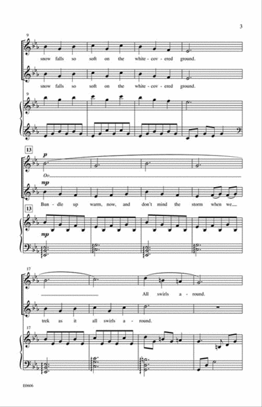 Scandinavian Winter Fun 2-Part scores gallery preview page 3