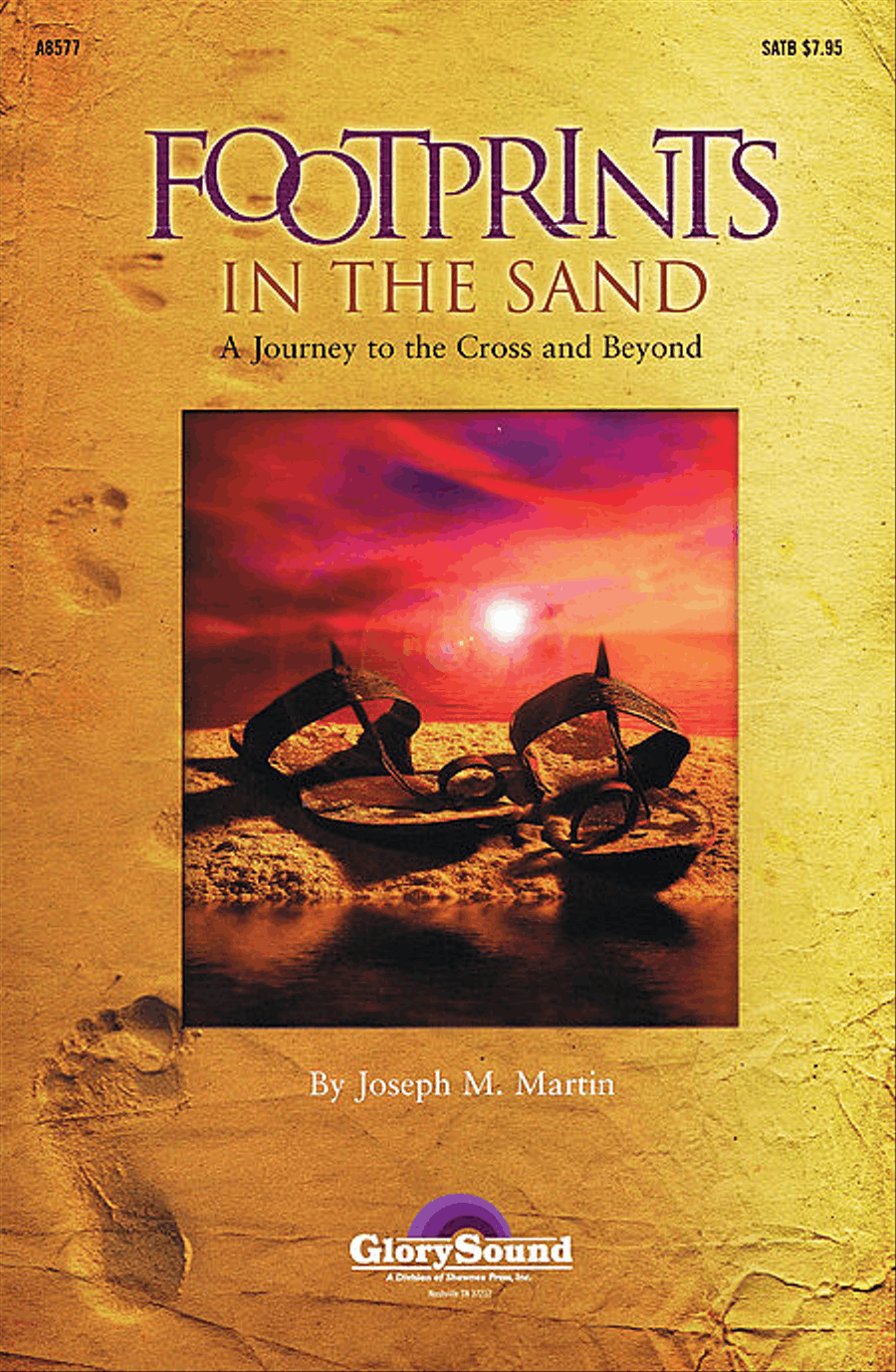 Footprints in the Sand - Rehearsal Trax CD Choir scores gallery preview page 1