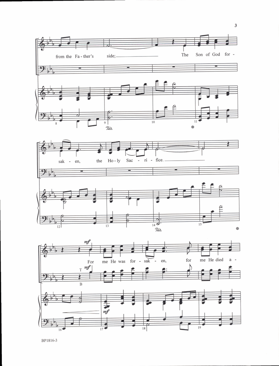 Holy Heart, The Holy Heart, The 4-Part scores gallery preview page 3