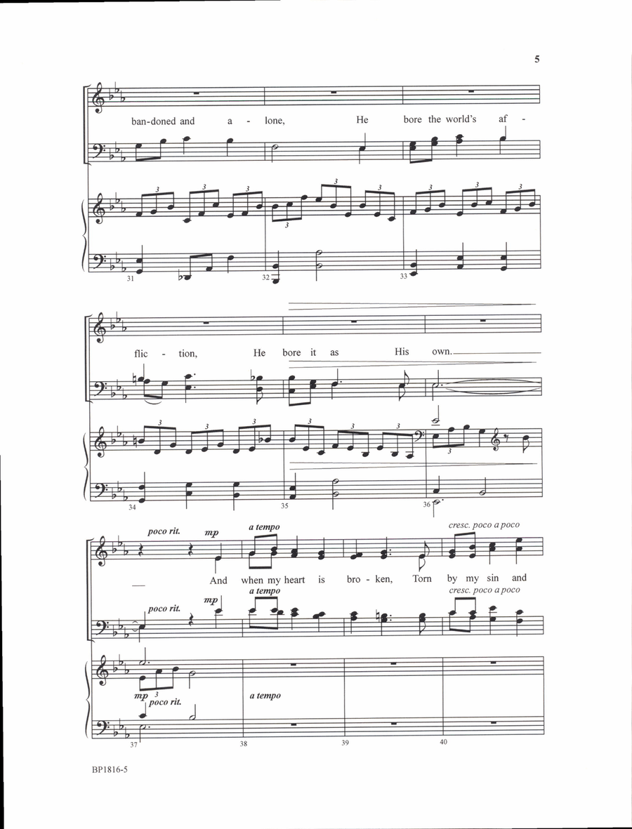 Holy Heart, The Holy Heart, The 4-Part scores gallery preview page 5