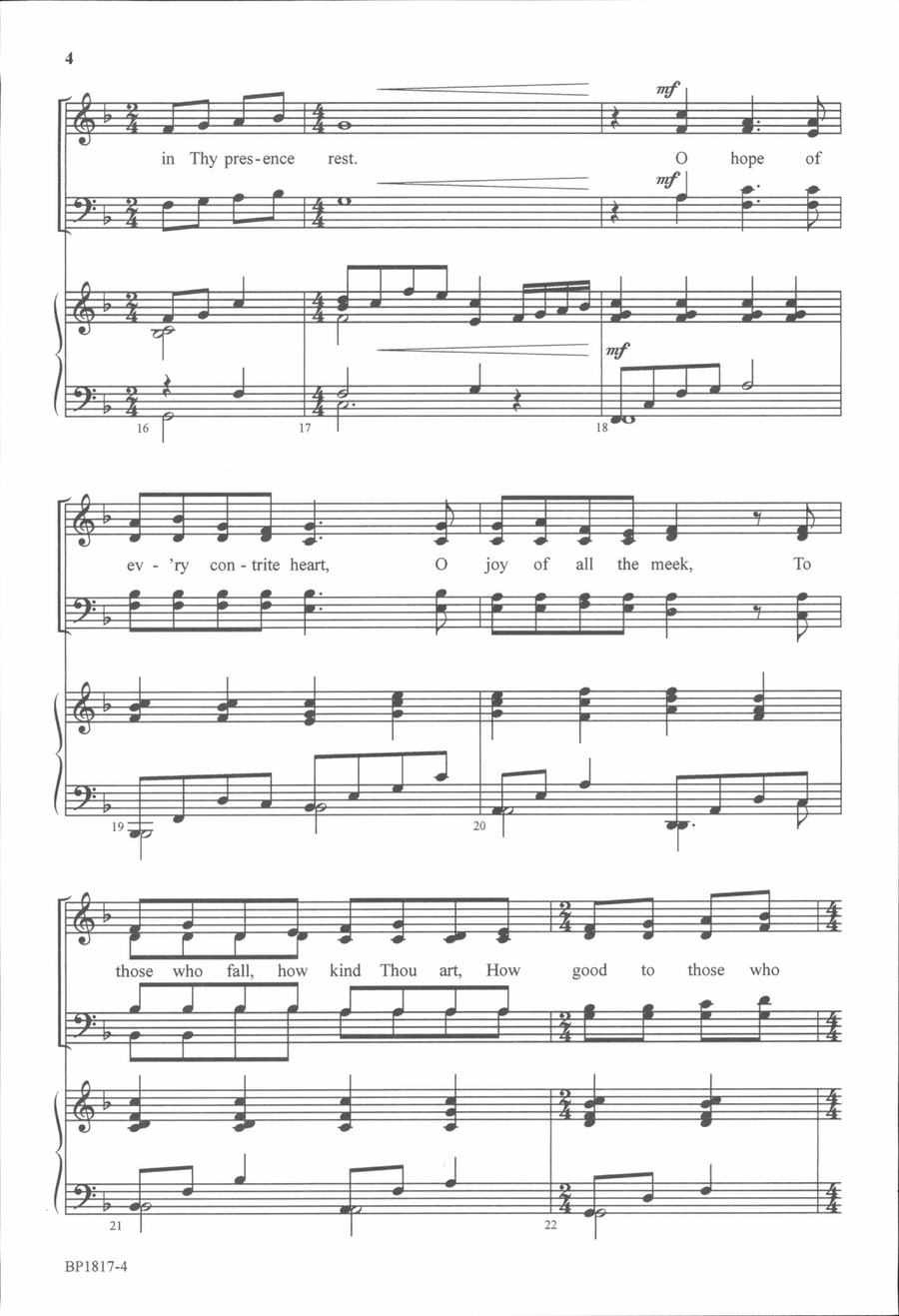 The Very Thought of Thee The Very Thought of Thee 4-Part scores gallery preview page 4
