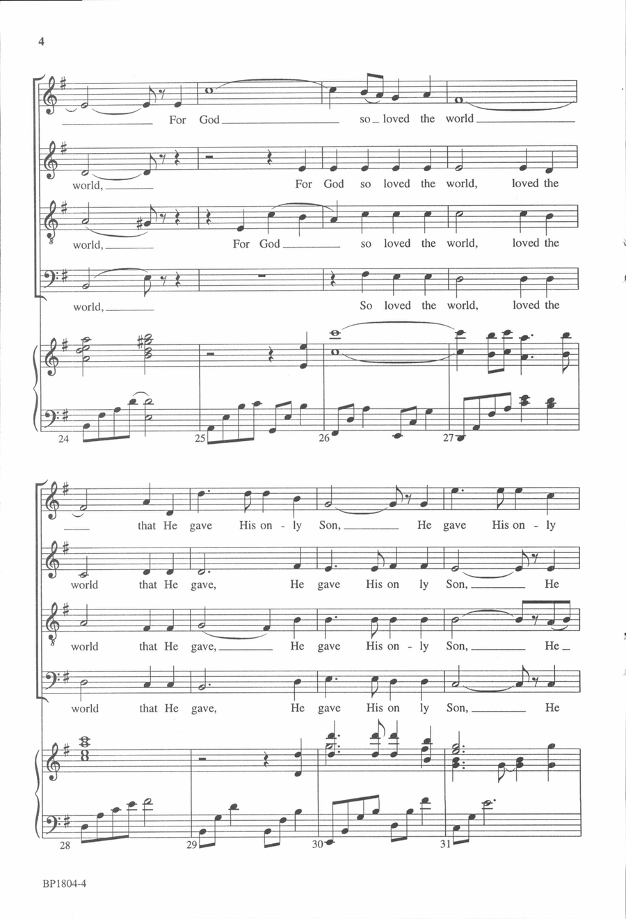 Eternal Life - SATB Eternal Life - SATB 4-Part scores gallery preview page 5