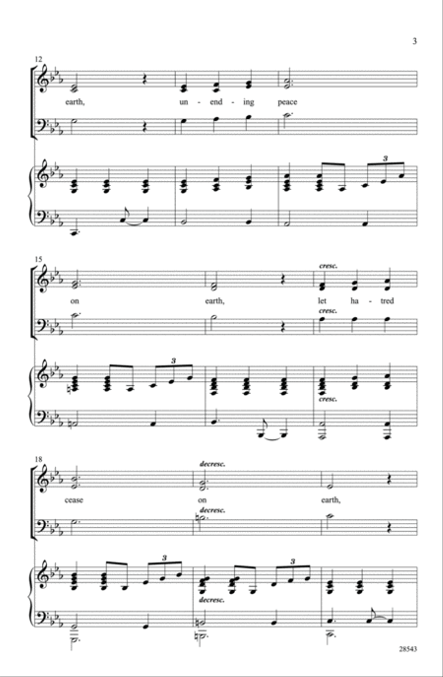 Let There Be Peace Let There Be Peace 3-Part scores gallery preview page 3