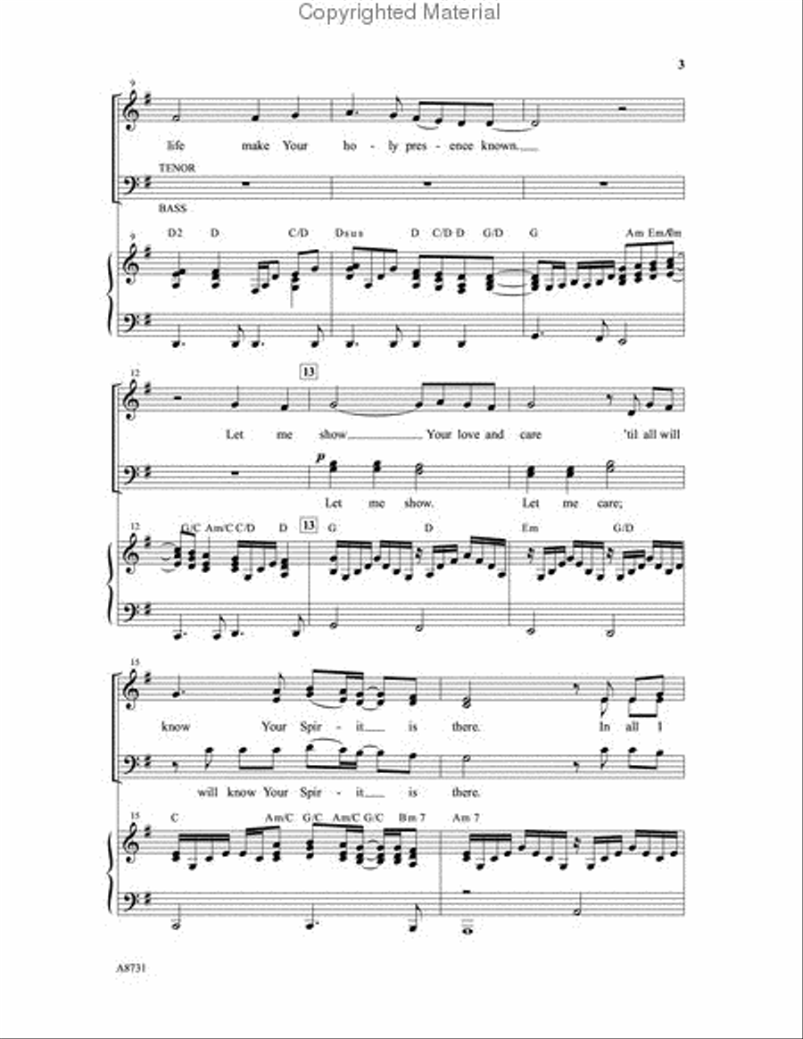 Make My Life a Blessing Make My Life a Blessing 4-Part scores gallery preview page 3