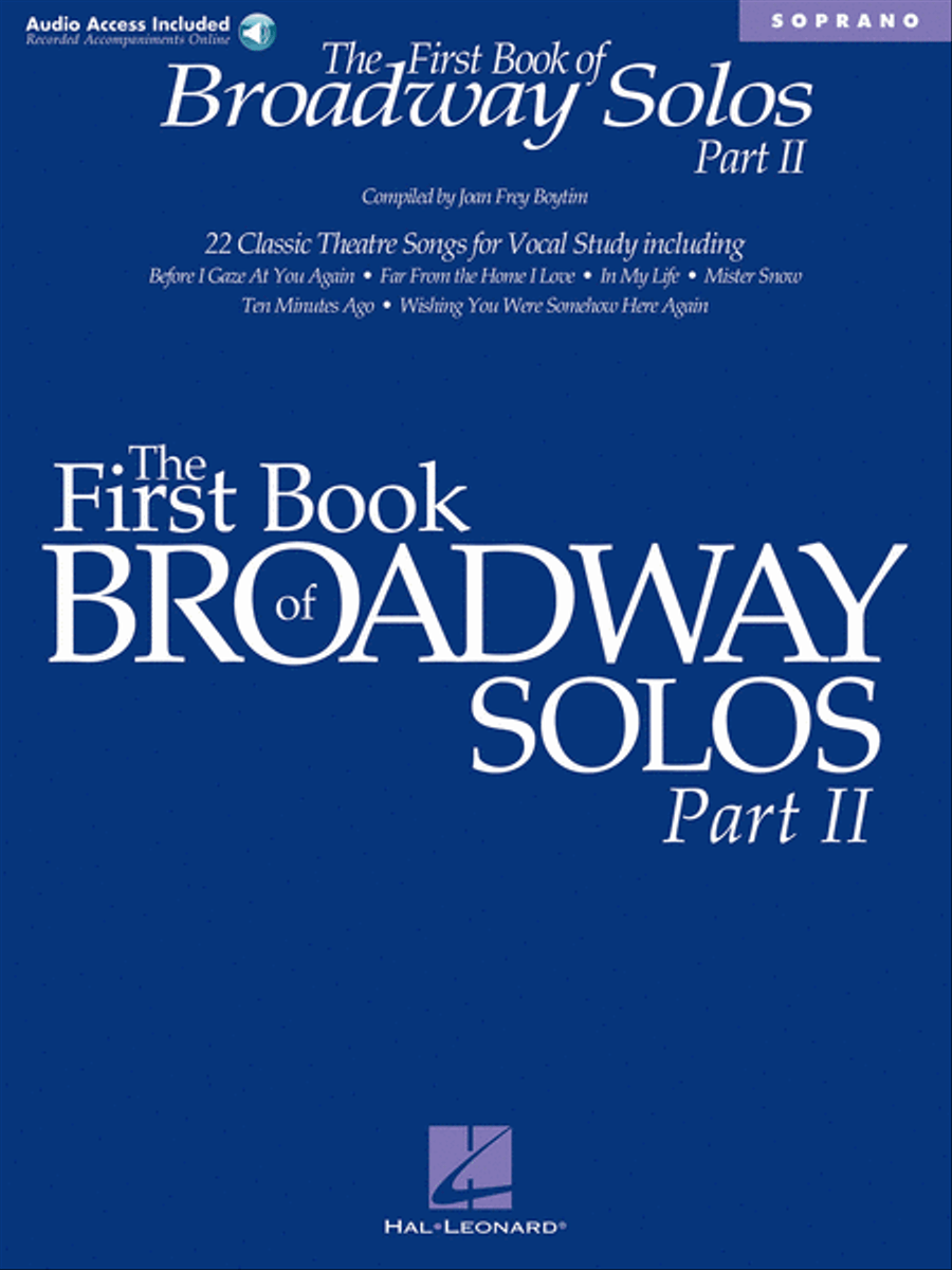 The First Book of Broadway Solos - Part II Voice scores gallery preview page 1
