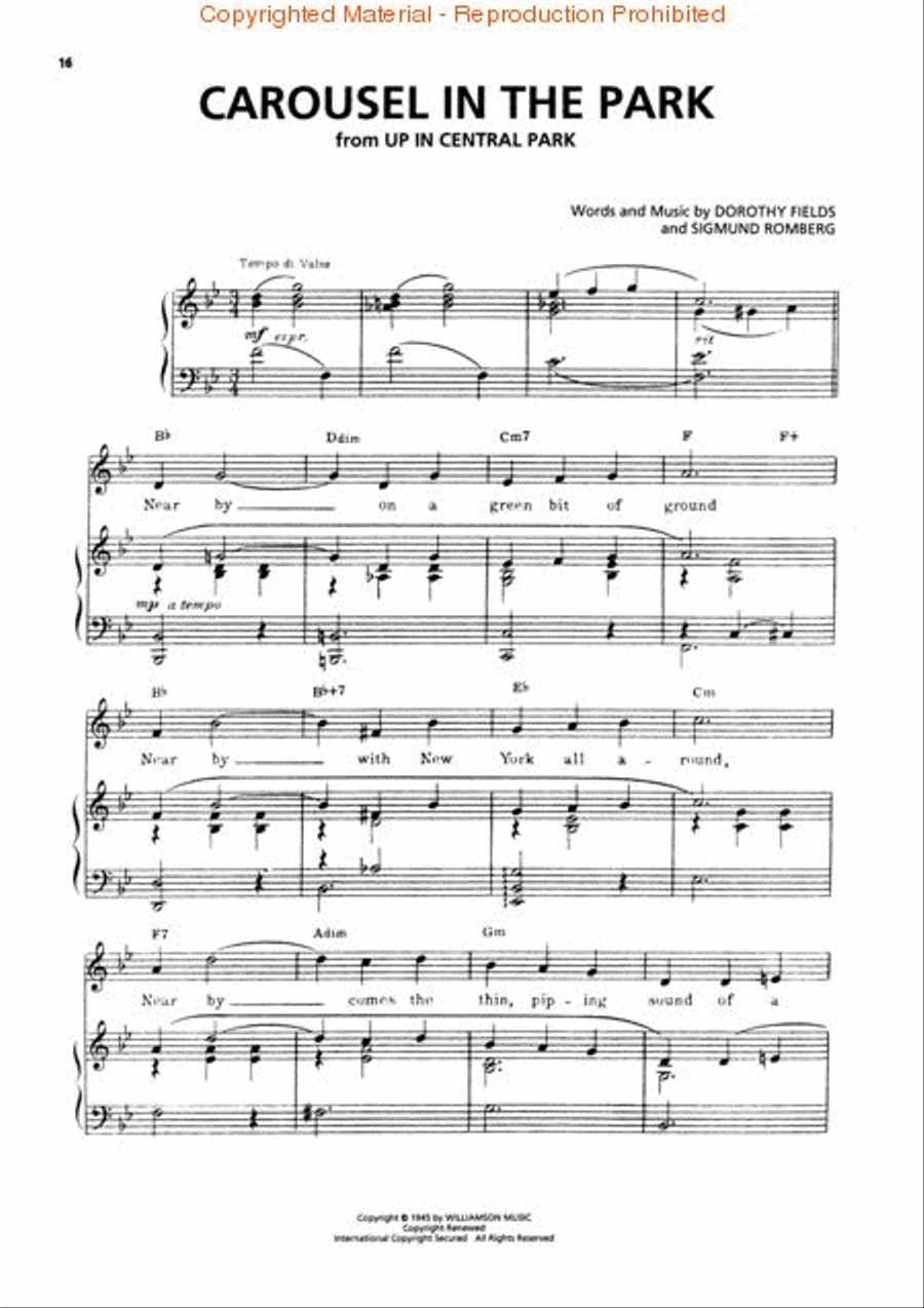 The First Book of Broadway Solos - Part II Voice scores gallery preview page 4