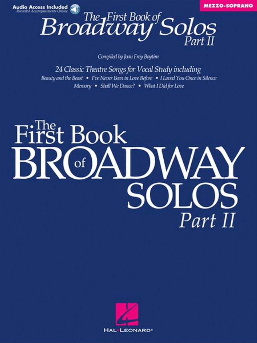 The First Book of Broadway Solos – Part II Mezzo-Soprano Voice scores gallery preview page 2