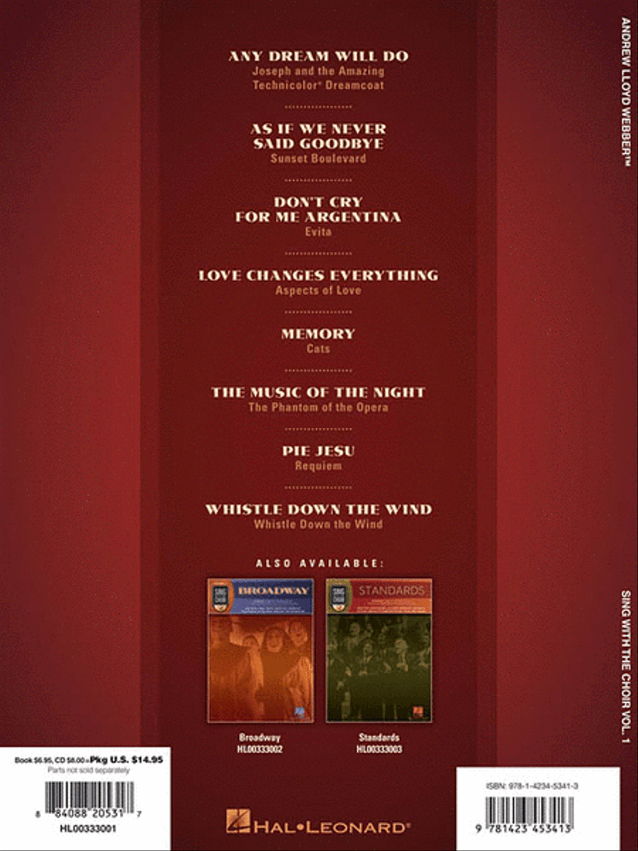 Andrew Lloyd Webber 4-Part scores gallery preview page 2
