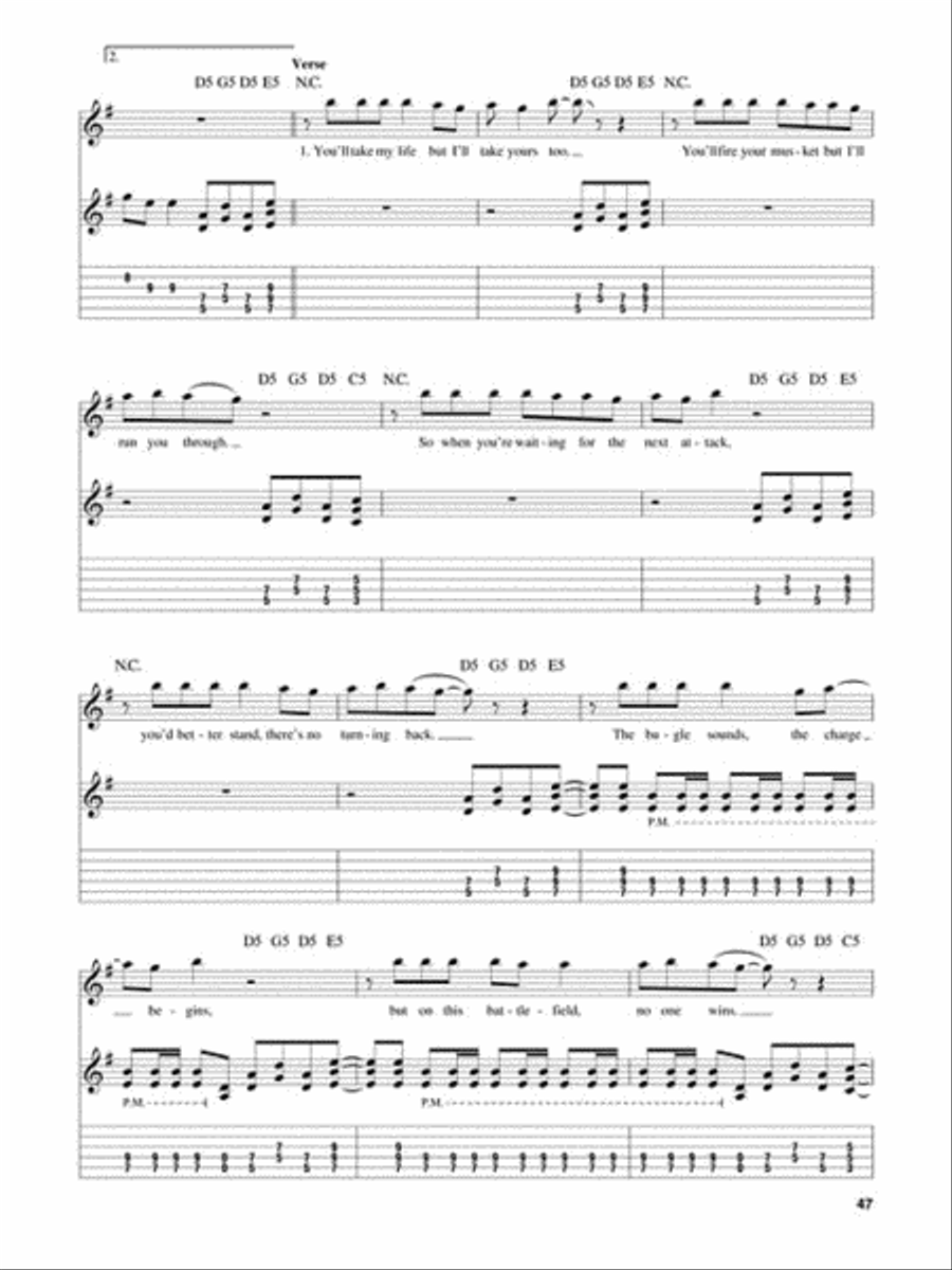 Heavy Metal Electric Guitar scores gallery preview page 7