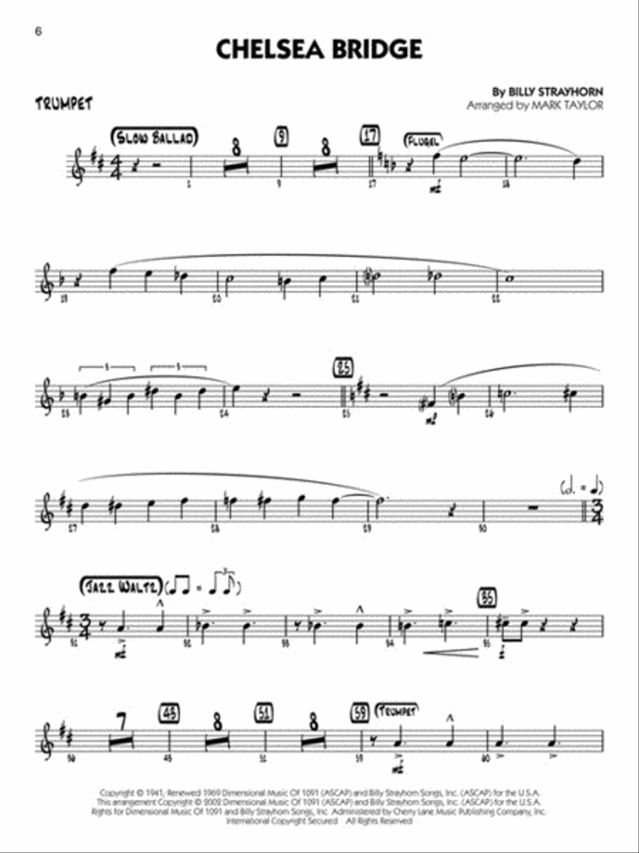 Duke Ellington - Trumpet Big Band scores gallery preview page 4