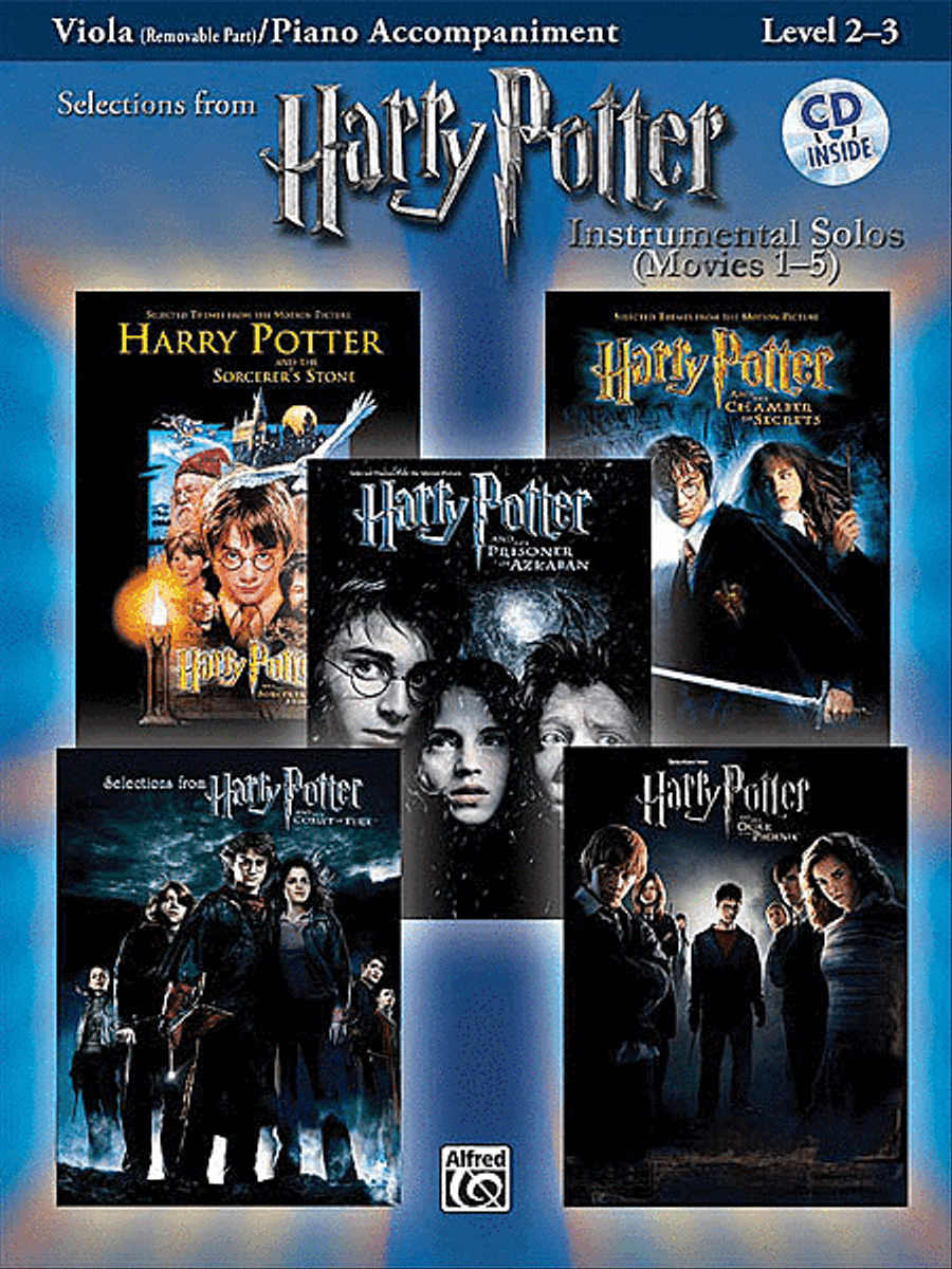 Harry Potter, Instrumental Solos for Strings (Movies 1-5) Viola Solo scores gallery preview page 1