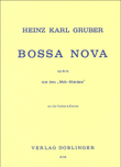 Bossa nova op. 21 / e