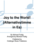 Joy to the World! (Alternativstimme in Es) mini preview