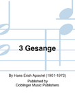 3 Gesange
