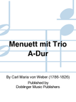Menuett mit Trio A-Dur
