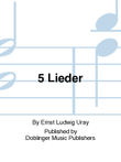 5 Lieder