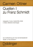 Quellen I zu Franz Schmidt