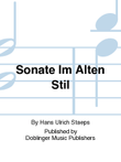 Sonate im alten Stil