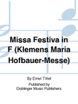 Missa Festiva in F (Klemens Maria Hofbauer-Messe)