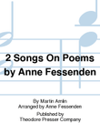 2 Songs on Poems by Anne Fessenden mini preview