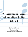7 Skizzen in Form einer alten Suite op. 34