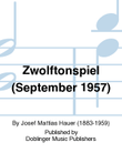 Zwolftonspiel (September 1957)