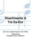 Divertimento a tre Es-Dur