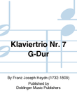 Klaviertrio Nr. 7 G-Dur mini preview