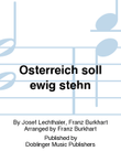 Osterreich soll ewig stehn