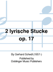 2 lyrische Stucke op. 17