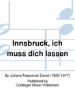 Innsbruck, ich muss dich lassen