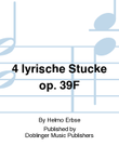 4 lyrische Stucke op. 39F
