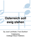 Osterreich soll ewig stehen