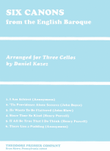 Six Canons From The English Baroque