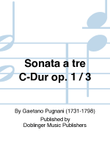 Sonata a tre C-Dur op. 1 / 3